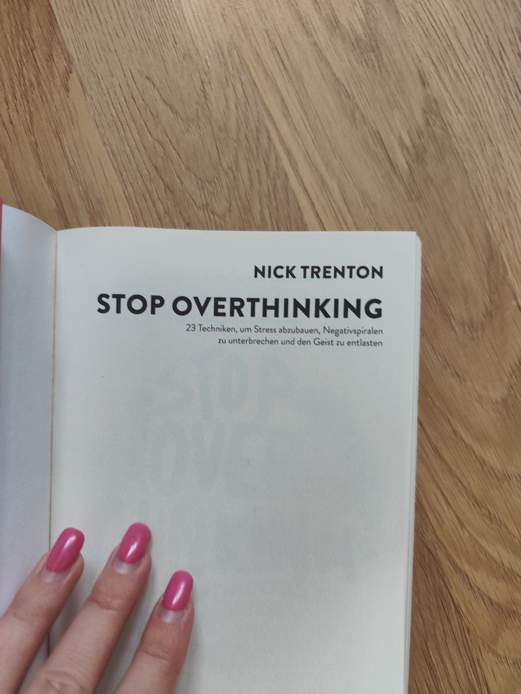 Bücher: Stop Overthinking Book by Nick Trenton – Gebraucht aus Mägenwil von VintageGirly 6