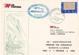 Sonderflug TAP Genf - Lissabon 1983 ( 20-Jahr-Jubiläum)