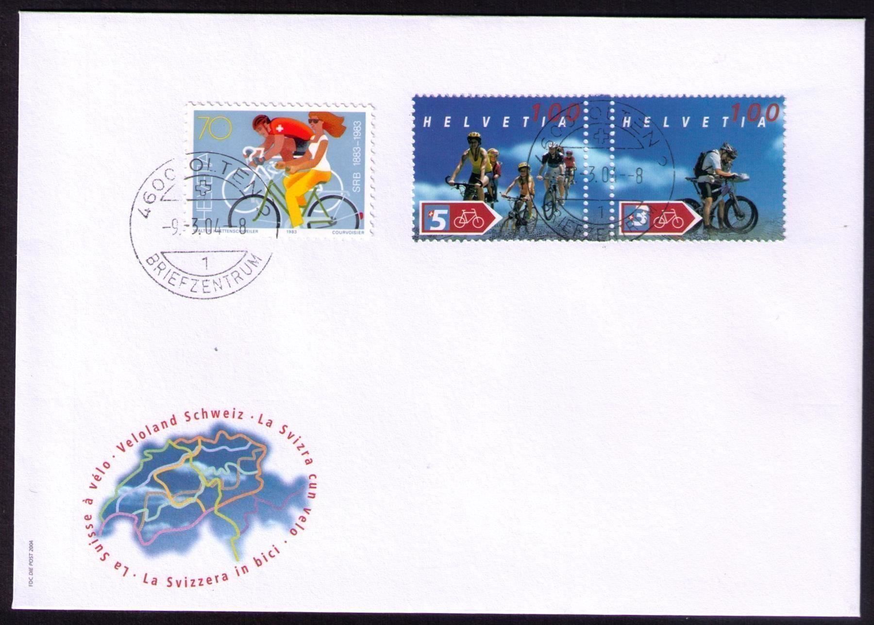Tutti i francobolli: 2004_1116+17+703_VELOLAND SCHWEIZ___COMBO-FDC ! – Usato da Marthalen venduto da Ch_quality