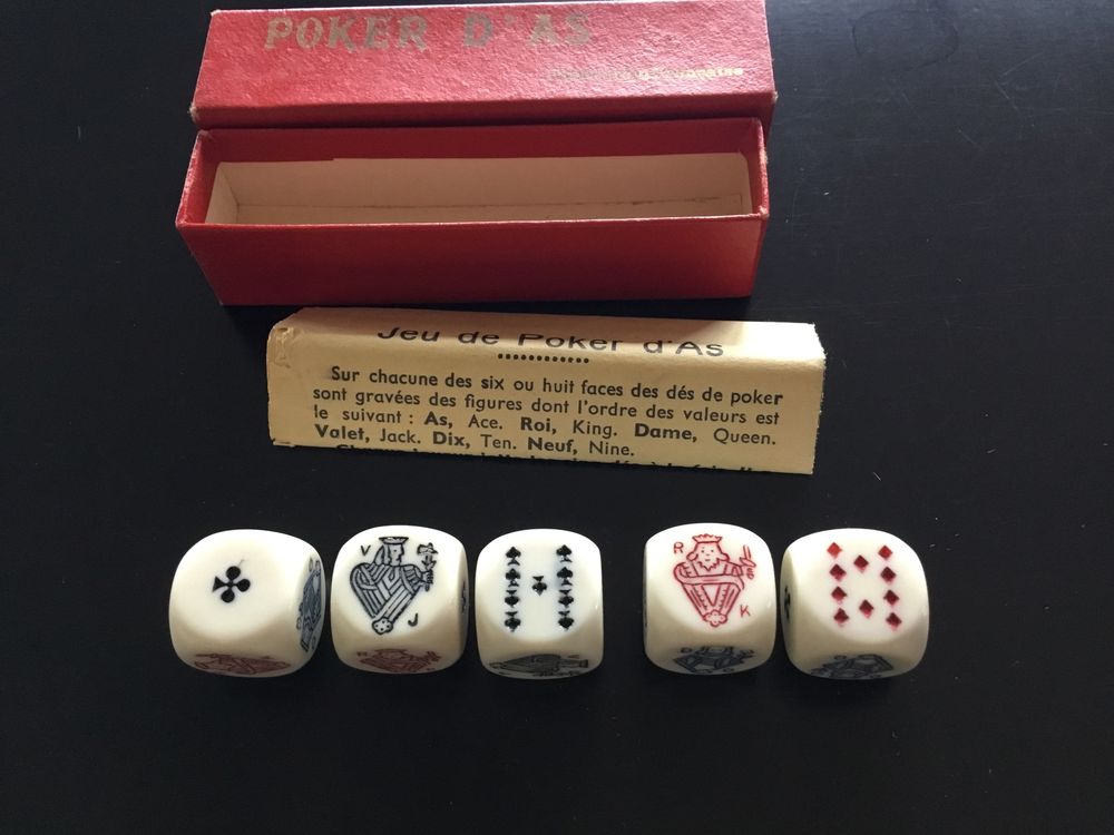 Coffret De Jeux Tarot Et Poker - Dés Et Cartes - Occasion