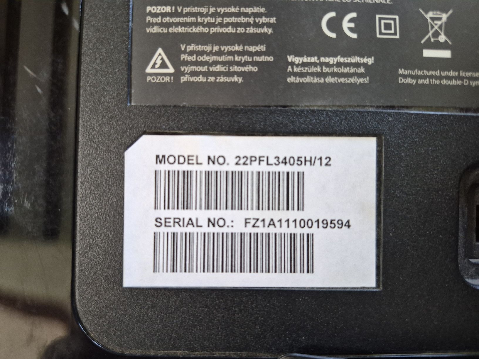 Philips Televisori: Télévision Philips 22PFL3405H/12 – Usato da Trélex venduto da Christobald 2