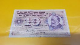 Schweizer 10-Franken-Note, Serie 70 P, 5. Januar 1970