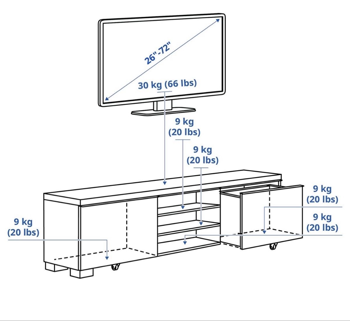 Ikea TV Möbel: Ikea Besta Burs - TV Möbel – Gebraucht aus Pfäffikon ZH von narteq 5