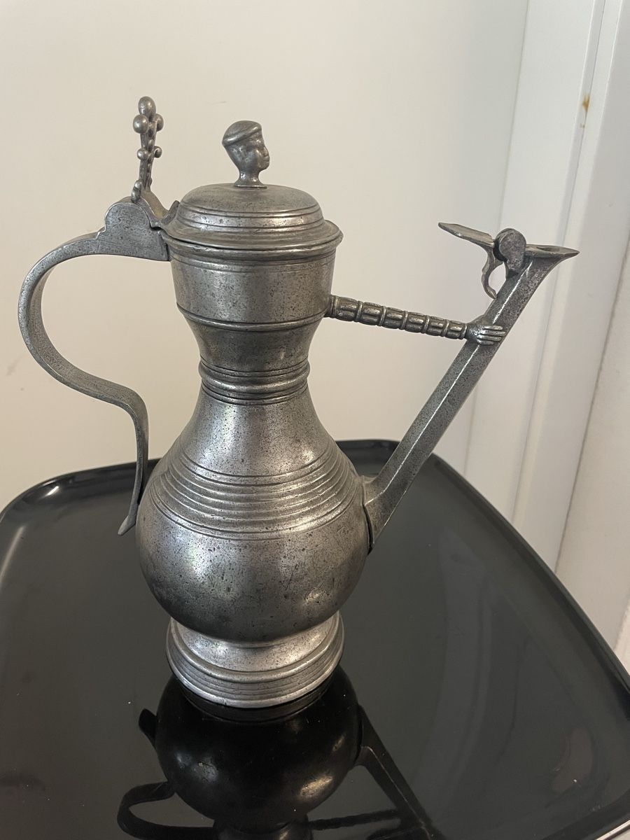 Caraffe: Weinkaraffe aus Zinn – Usato da Turgi venduto da eiiinalem