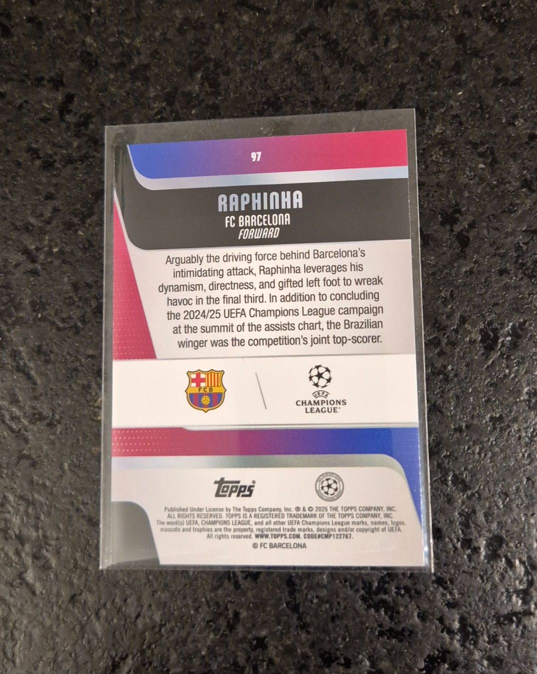 Topps Carte collezionabili: Raphinha /250 - Barcelona - Topps – Nuovo (secondo la descrizione) da Burg AG venduto da Danoe 1