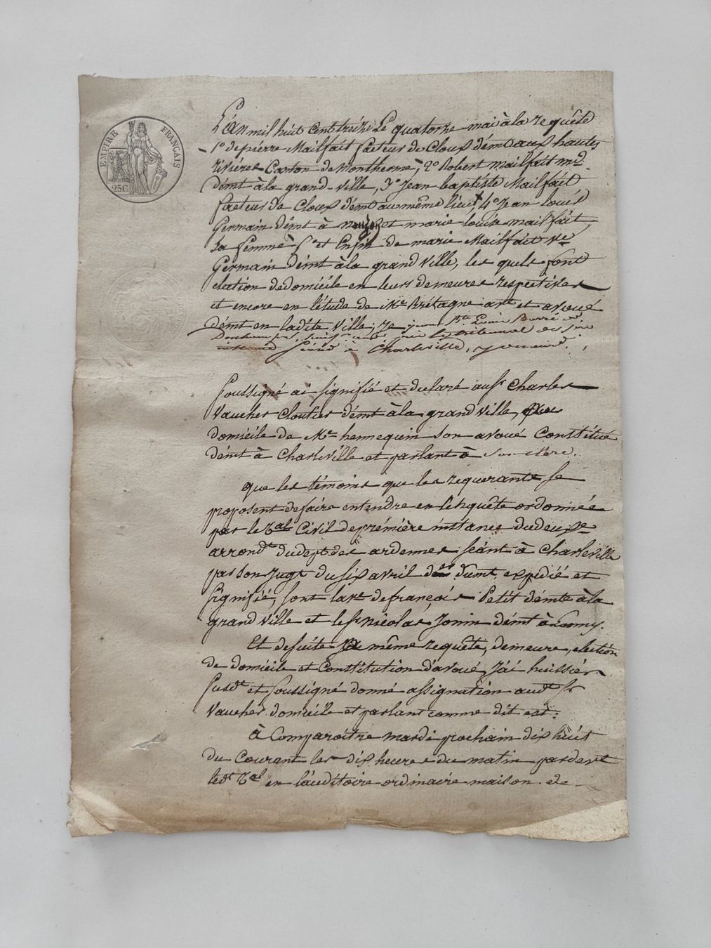 Dokumente: Historisches Dokument  18. Jahrhundert, handschri... – Gebraucht aus Langendorf von zvonu161