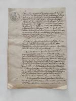 Historisches Dokument  18. Jahrhundert, handschri...