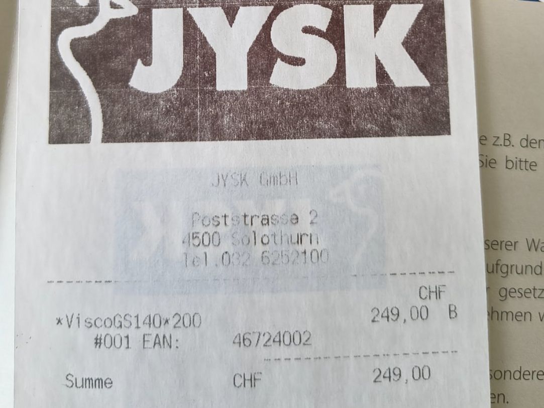 Jysk Matelas: JYSK Topper 140x200 – D'occasion à Zürich par car_w65f 2
