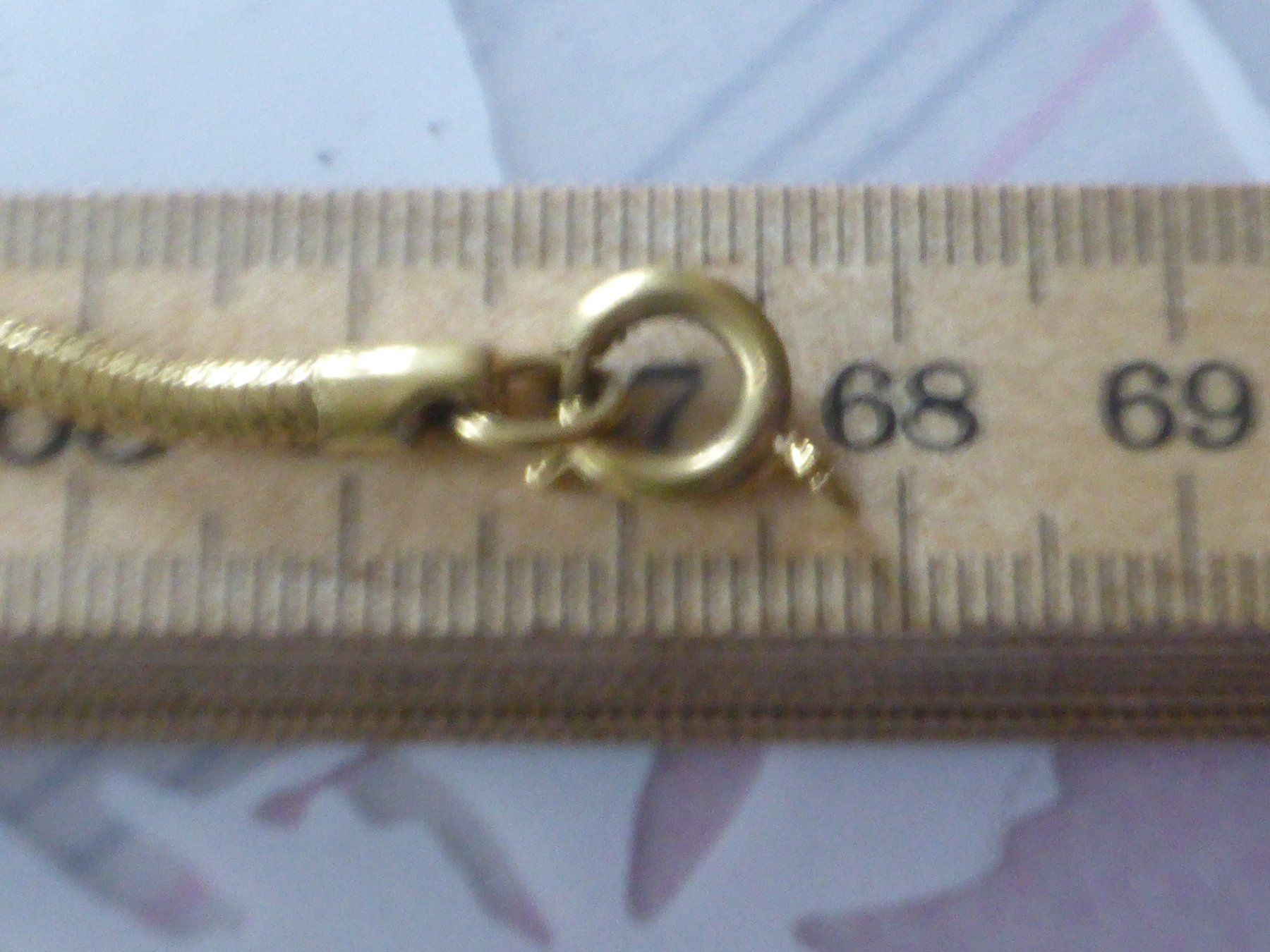 Ketten: Sautoir en plaqué or maille style serpent – Gebraucht aus Porrentruy von Tic-Time 3