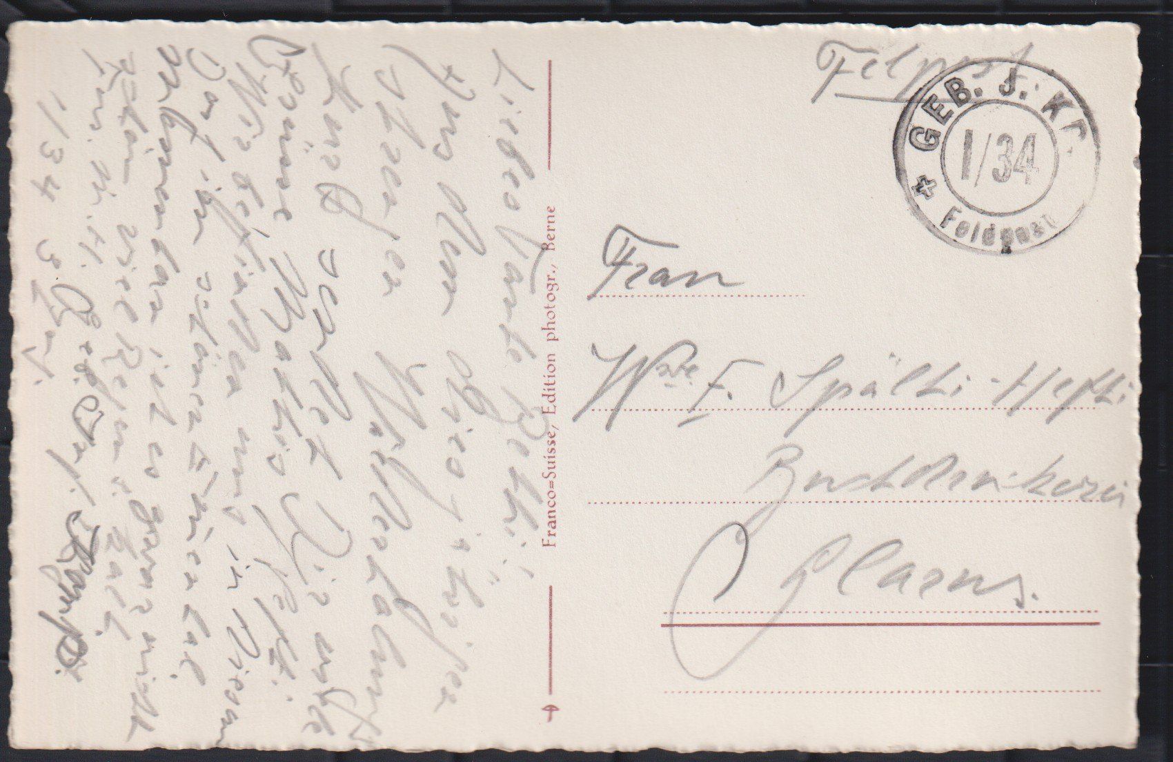 Cartoline postali: Grosshöchstetten   -   alte Ansichtskarte – Usato da Vitznau venduto da Ropaku 1