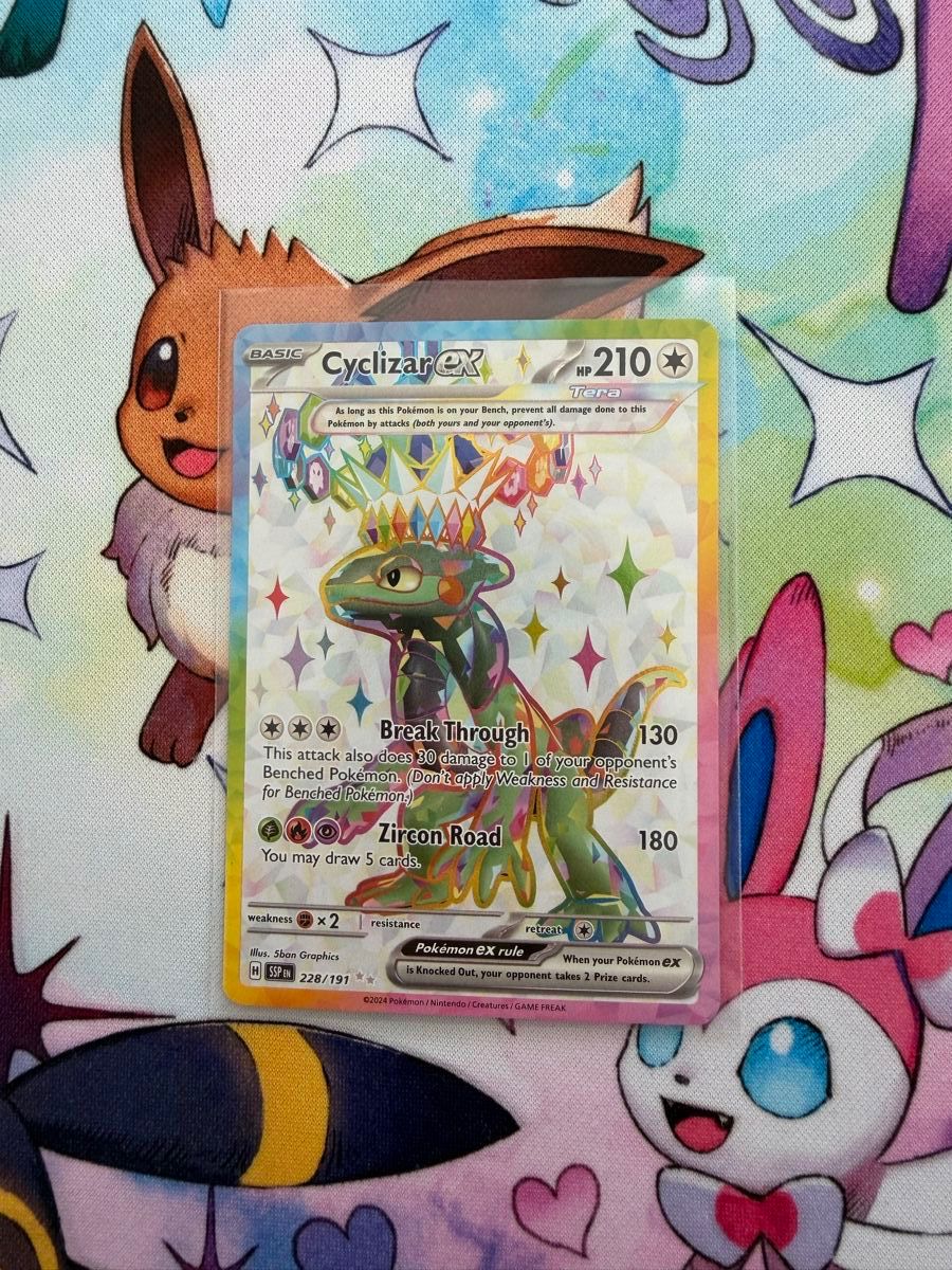 Pokémon Carte collezionabili: Pokémon Cyclizar ex 228/191 SSP – Usato da Grindelwald venduto da TSG-G-Town
