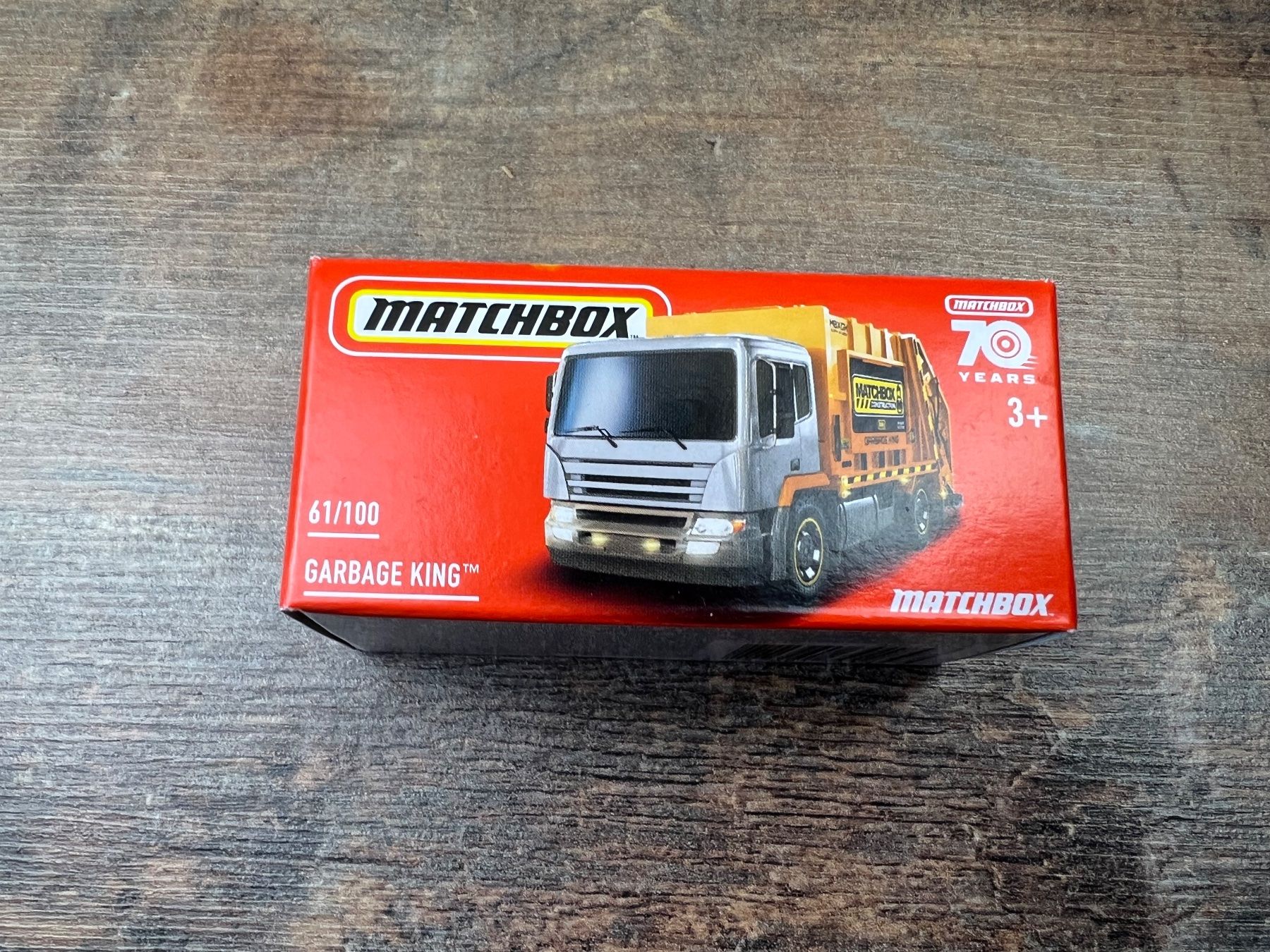 Matchbox Modellini d'auto: Matchbox Auto 70 Years edition GARBAGE KING 61/100 – Nuovo e nell'imballaggio originale da Hallau venduto da R.R.91