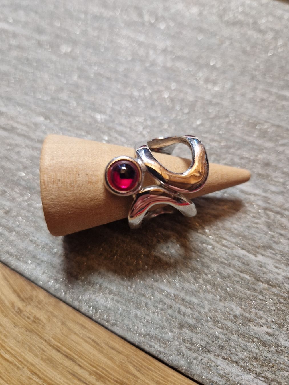 Pierre Lang Bagues: Pierre Lang Ring RH rot  – D'occasion à Lichtensteig par Cocabana_16