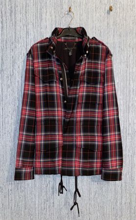 Marc Jacobs - Veste à carreaux en laine et coton