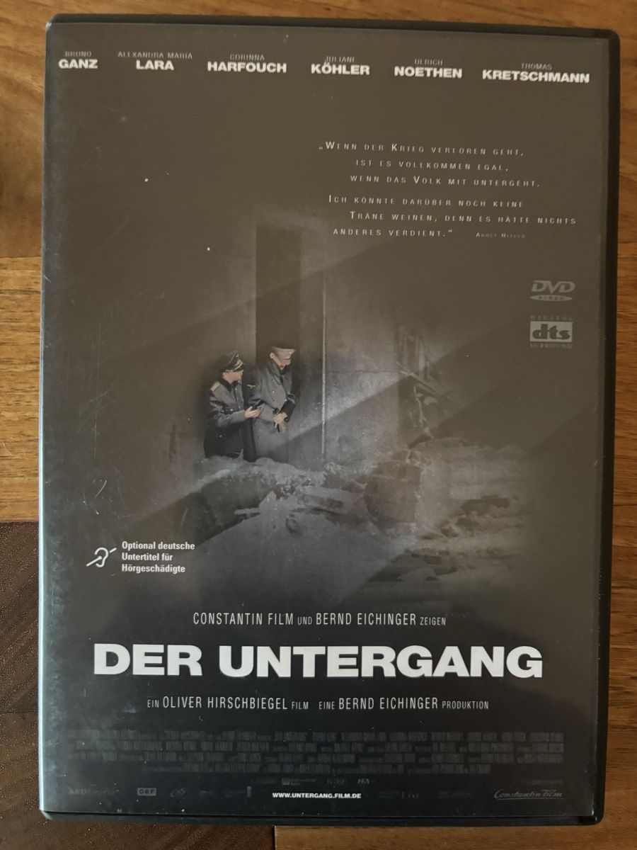 Tutti i DVDs: DVD Der Untergang – Usato da Belp venduto da brb66 1