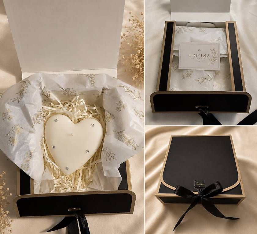 Candele: Handgefertigte Duftkerzen im Herzdesign  Perfektes Geschenk – Usato da Weinfelden venduto da den_7phb 1