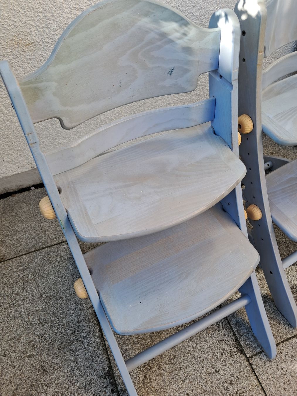 Geuther Seggioloni: 1x Kinderstuhl Geuther hellblau – Usato da Winterthur venduto da fabelwin 2
