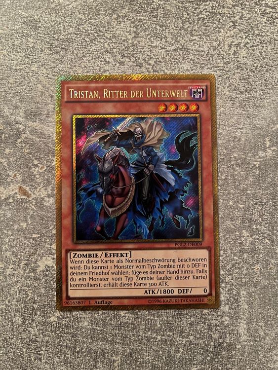 Tristan, Ritter der Unterwelt (PGL2-DE009), Gold Secret Rare (Gebraucht ...