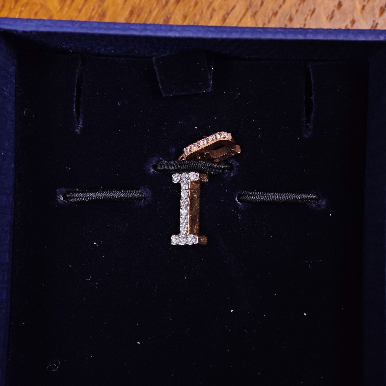 Swarovski Ciondoli: Swarovski Charm Buchstabe "I" 5437611 Kristalle Roségold – Usato da Schaffhausen venduto da clxud 1