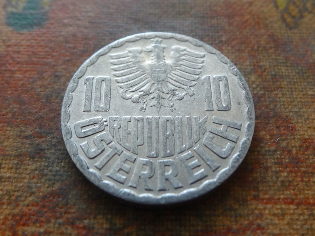 Tutti le monete: AUTRICHE  10  Groschen  1974 – Usato da Romanel-sur-Lausanne venduto da Swift13 1