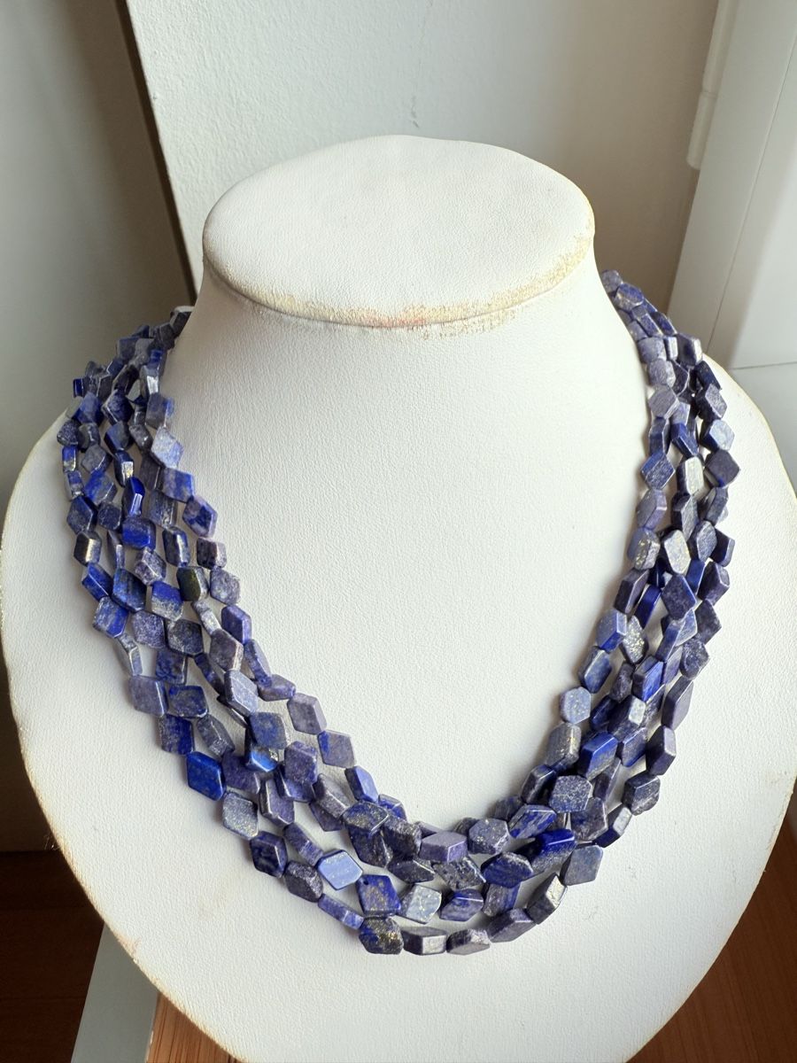 Catenine: Tolle Lapislazuli Kette NEU – Nuovo e nell'imballaggio originale da Basel venduto da Chili007 2
