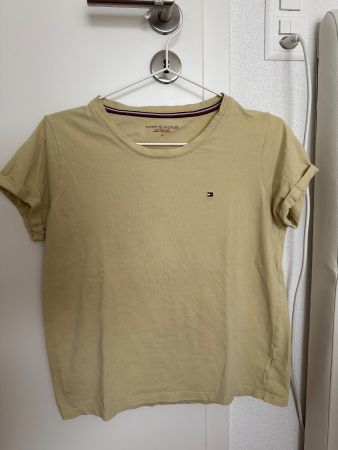 Tommy Hilfiger T-Shirt Hellgelb – Grösse S