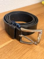 Tommy Hilfiger Gurt Schwarz Leder Herren 120cm