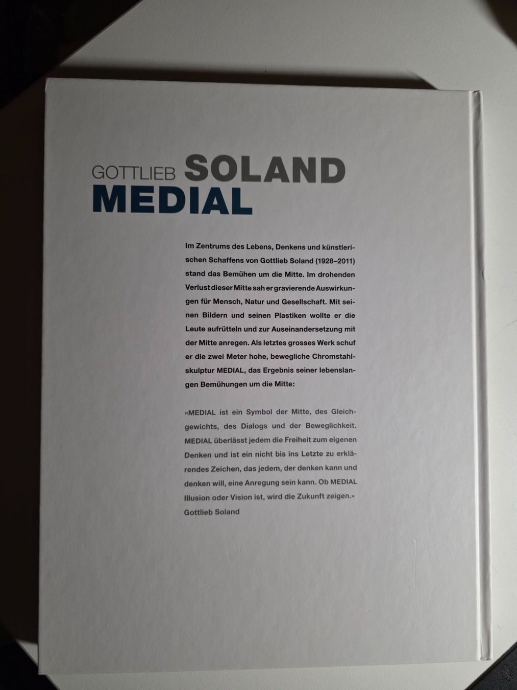 Libri: Gottlieb Soland - Medial - 2016 - Ein Denk-Mal .... – Usato da Walterswil BE venduto da Lonitti 3