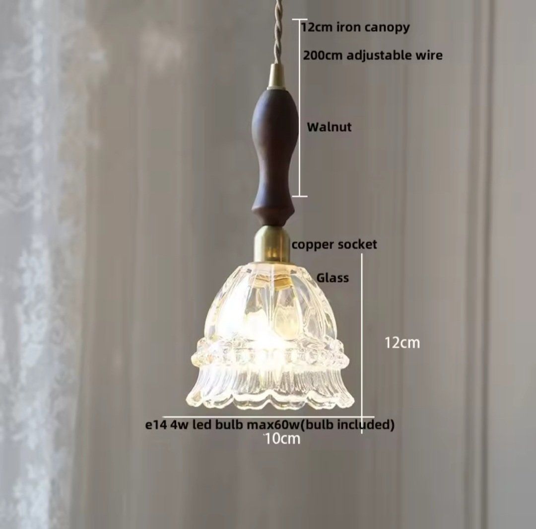 Lampadari & plafoniere: Lampe suspendue LED Vintage  en pierre de verre – Nuovo e nell'imballaggio originale da Saignelégier venduto da Instant-Key-Pro 1