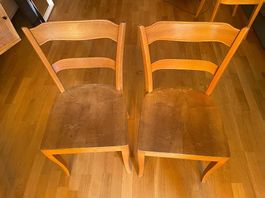 Beizen Holzstühle 2er Set