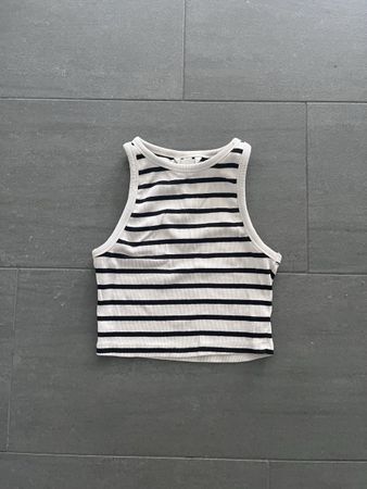 Sommer Crop Top gestreift von H&M, Grösse S, Top Zustand