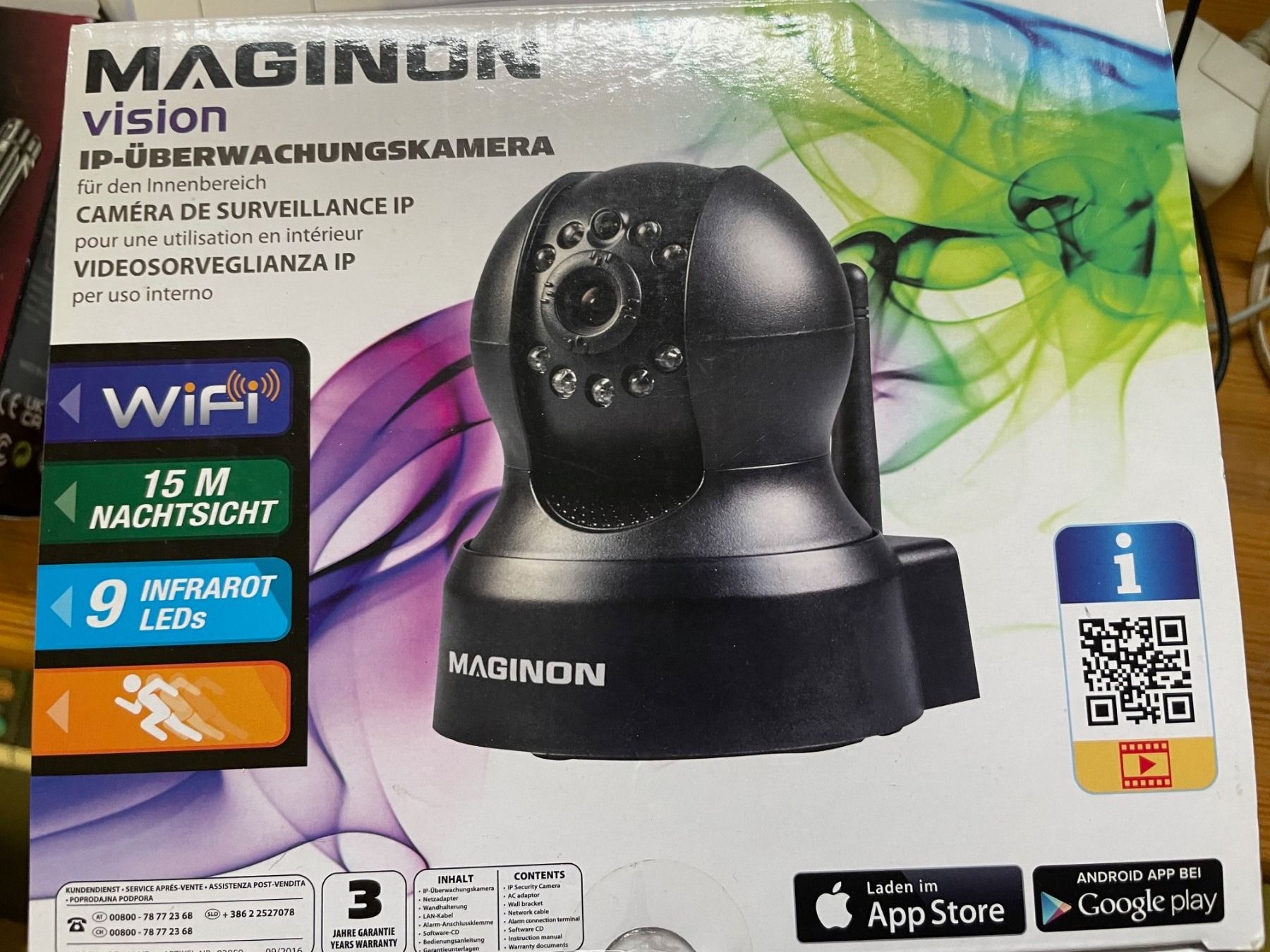 Medion Videocamere: Video camera di sorveglianza interno – Nuovo e nell'imballaggio originale da Banco venduto da lorenzetti