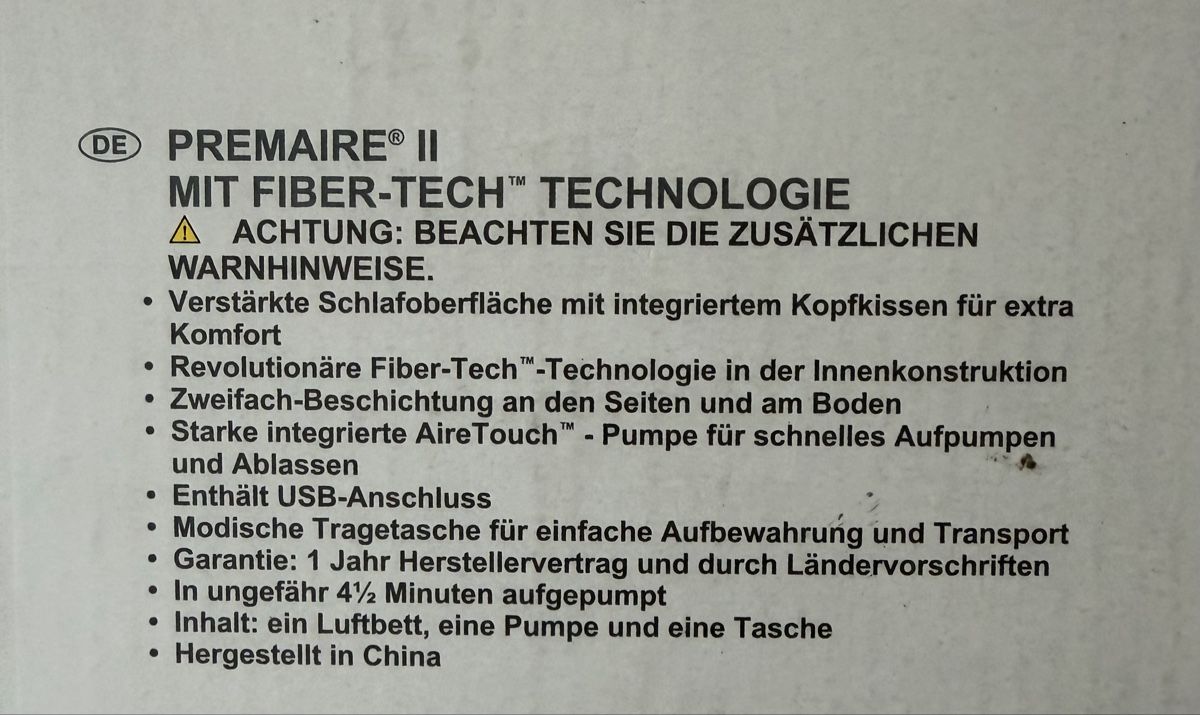 Lits: Luftbett – Neuf avec emballage d'origine à Oftringen par roy_j87t 9
