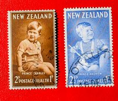NEUSEELAND PRINCE CHARLES ENGLAND 1951 PRINCE ANDREW 1963 G.