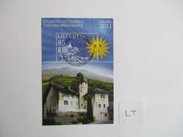 Voll Letzttagsstempel der Poststelle 1958 St. Léonard