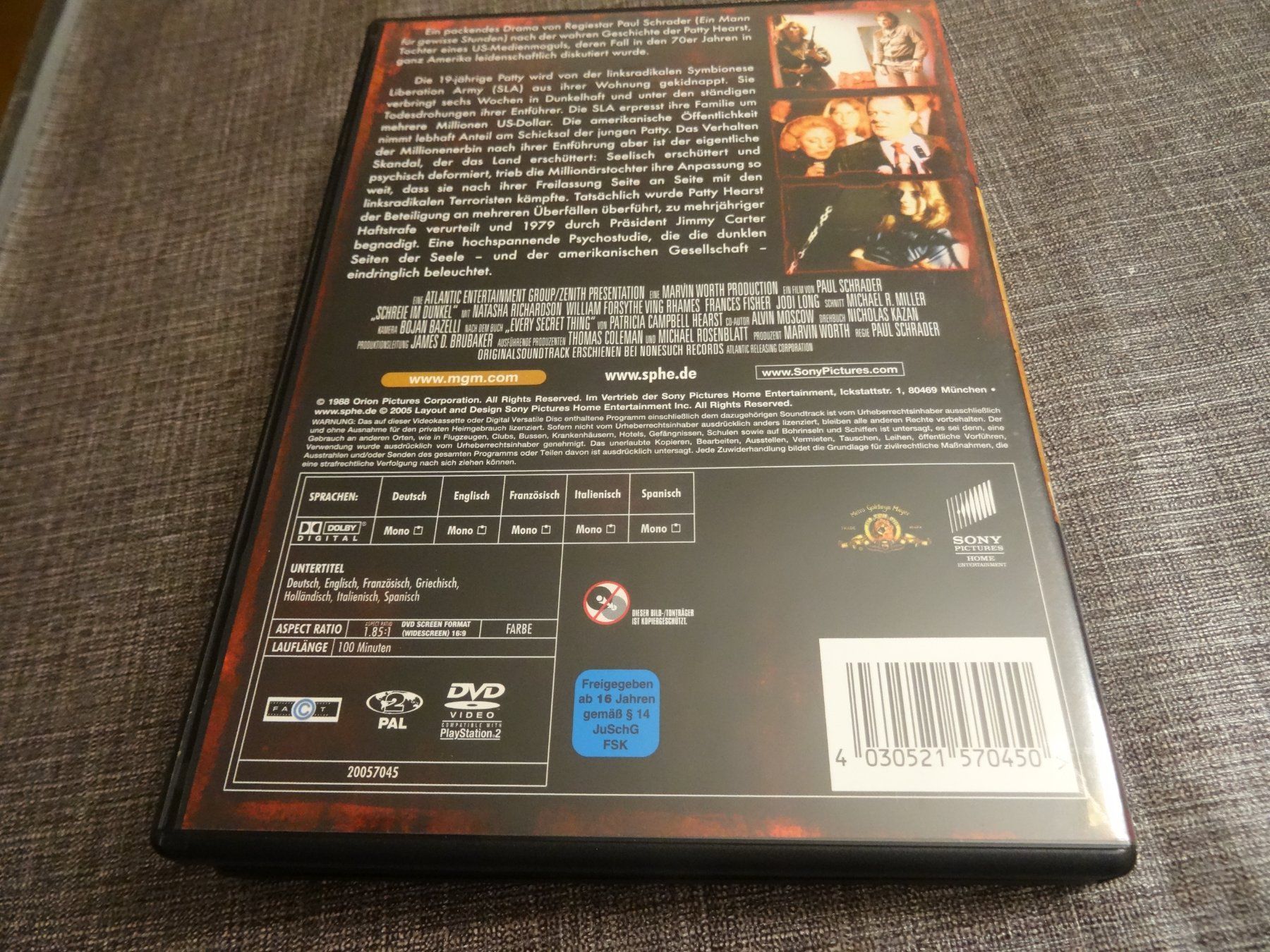 Tutti i DVDs: DVD Schreie im Dunkel DVD – Usato da Olten venduto da Disc-Verkauf 2