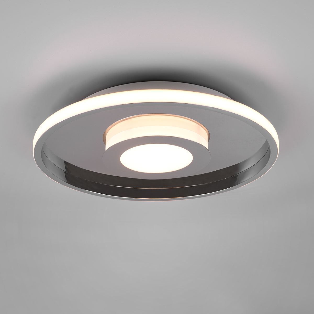 Lampadari & plafoniere: LED Deckenleuchte, Chrom, IP44, 40 cm Ø – Nuovo (secondo la descrizione) da Kreuzlingen venduto da Smart-Light