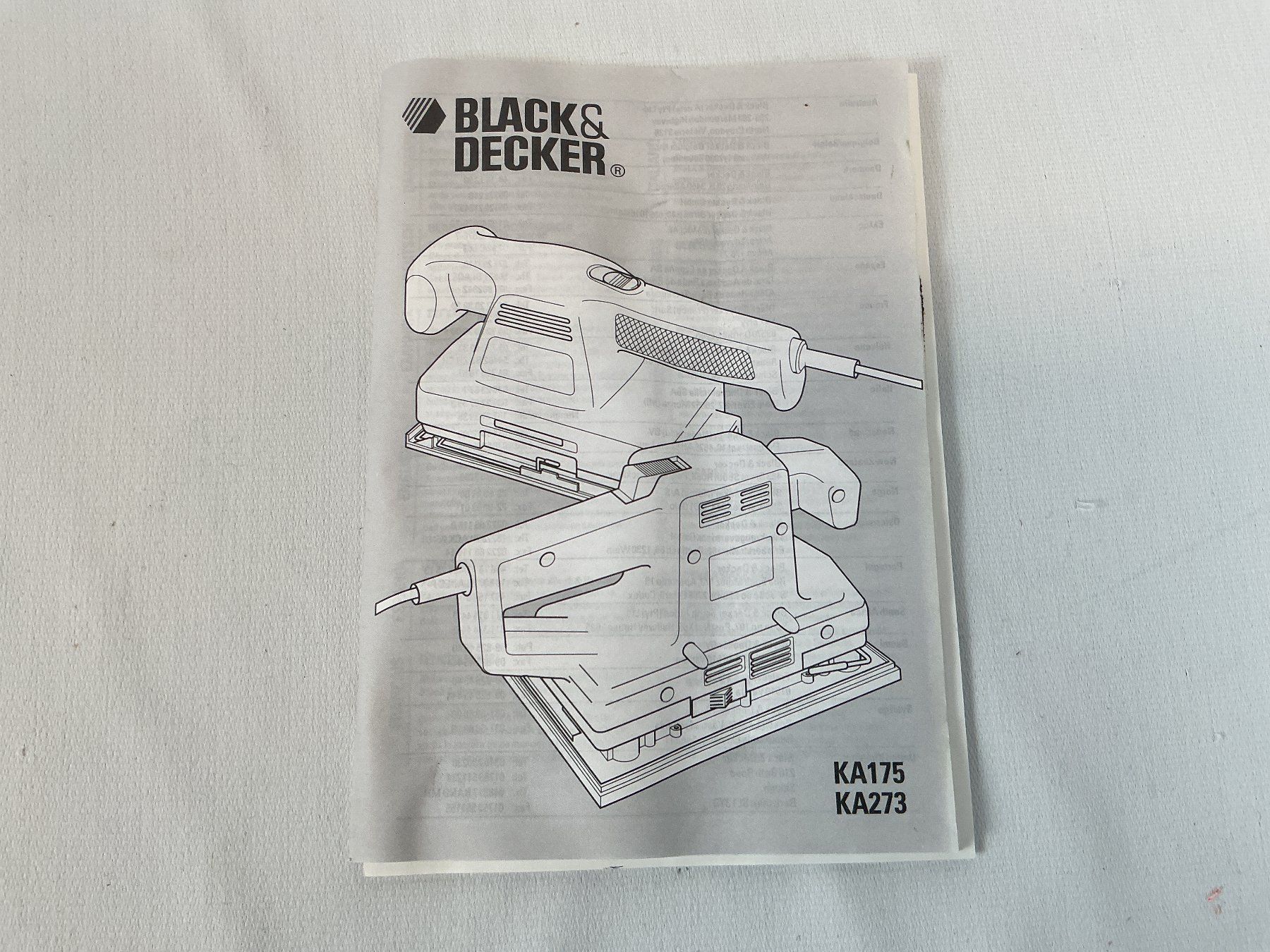 Smerigliatrici & Lucidatrici: BLACK & DECKER Schleif - Maschine Vibrationsschleifer – Nuovo (secondo la descrizione) da Richterswil venduto da Restwert_Richterswil 7