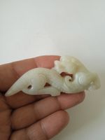 chinese jade stone Figure dragon