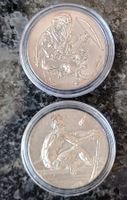 2× Hans Erni Silbermedaille 1979 und 1982, Silber 900