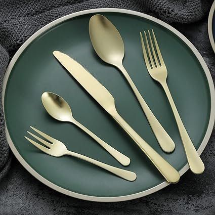 Set di posate: Besteck Set , 30 teilig Titanium Champagner Gold Besteck Set – Nuovo e nell'imballaggio originale da Oberentfelden venduto da Sch_md58 4