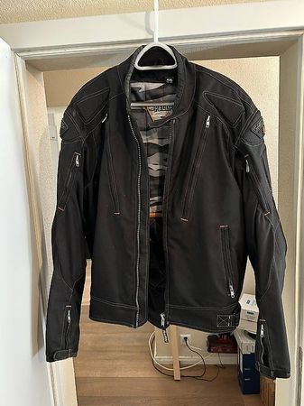 Hellfire Motorrad-Textiljacke XXL 58-60, ohne Protektoren