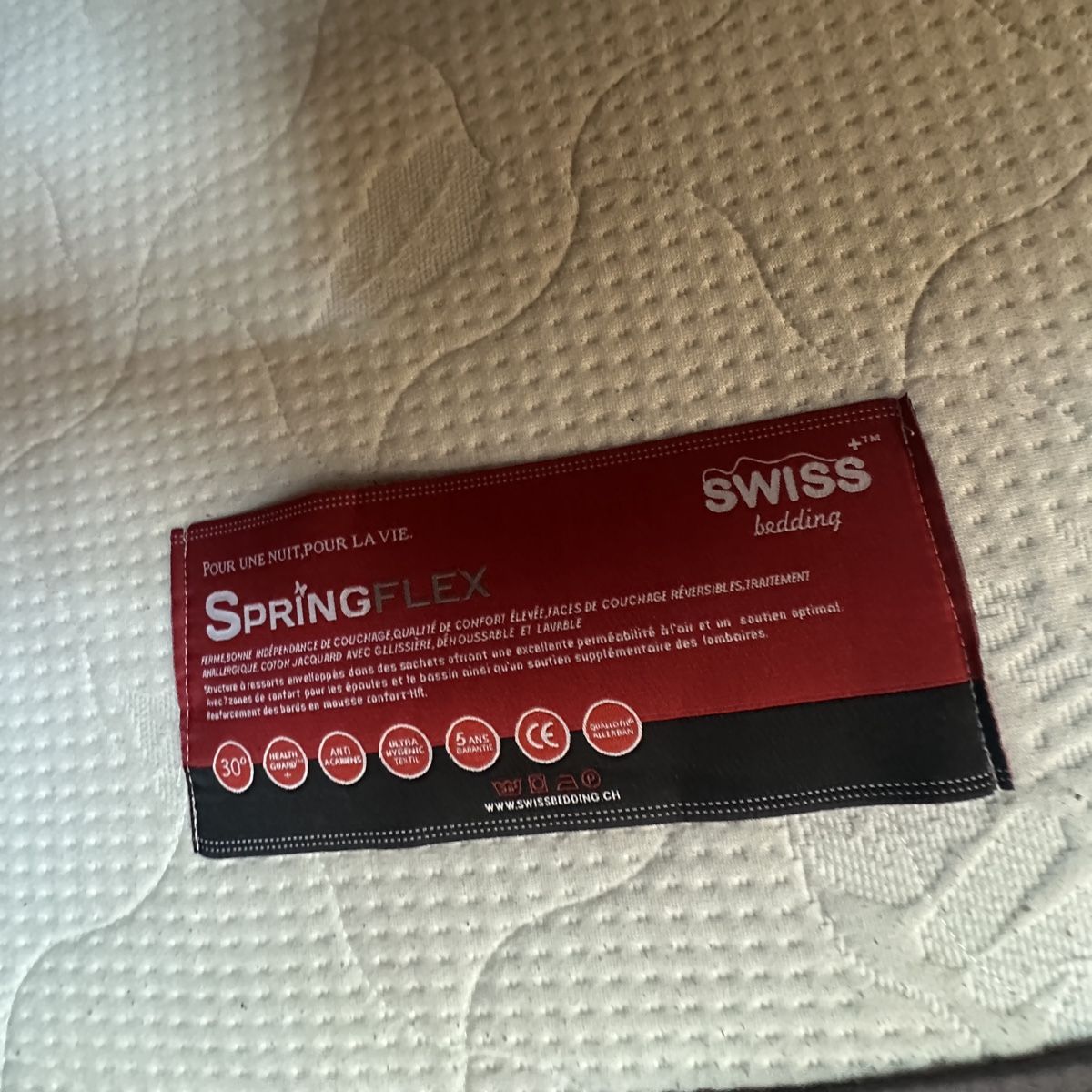 Materassi: Matelas Swiss Bedding 140x200 – Usato da Genève venduto da naako131