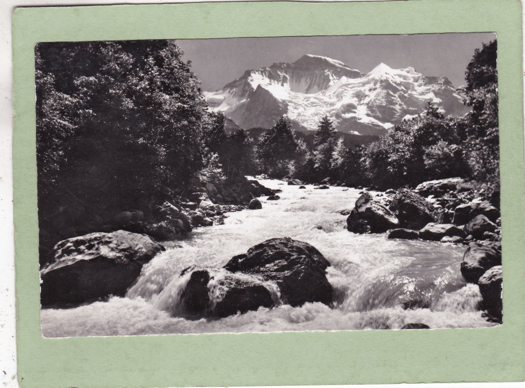 Cartes postales: Weisse Lütschine u. Jungfrau 1959 – D'occasion à Herisau par Lisegrat2008