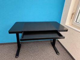 Höhenverstellbarer Bürotisch / Schreibtisch mit Schublade