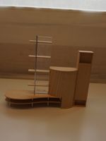 Puppenhaus Möbel 4er Set, Massivholz (No8)