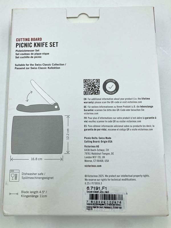 Victorinox Accessori: VICTORINOX | Picknick Messer Set | Rot – Nuovo (secondo la descrizione) da Wittenbach venduto da Restwert_St-Gallen 4