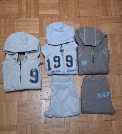 Lot capuche et pantalons taille 80 Hiver garçon 10-12 mois