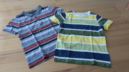 Kleiderset - Gestreift - Poloshirt & T-Shirt - ab 116