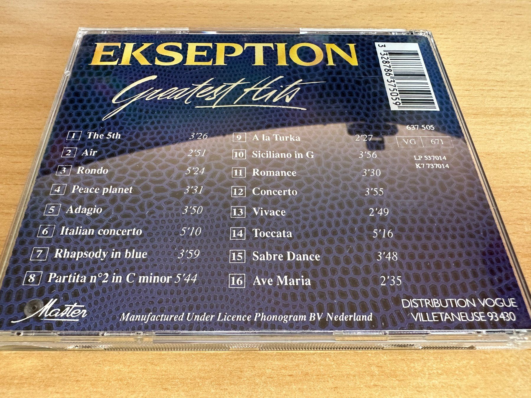 CD: Ekseption – Greatest Hits – Usato da Rikon im Tösstal venduto da Alpenmutz 1